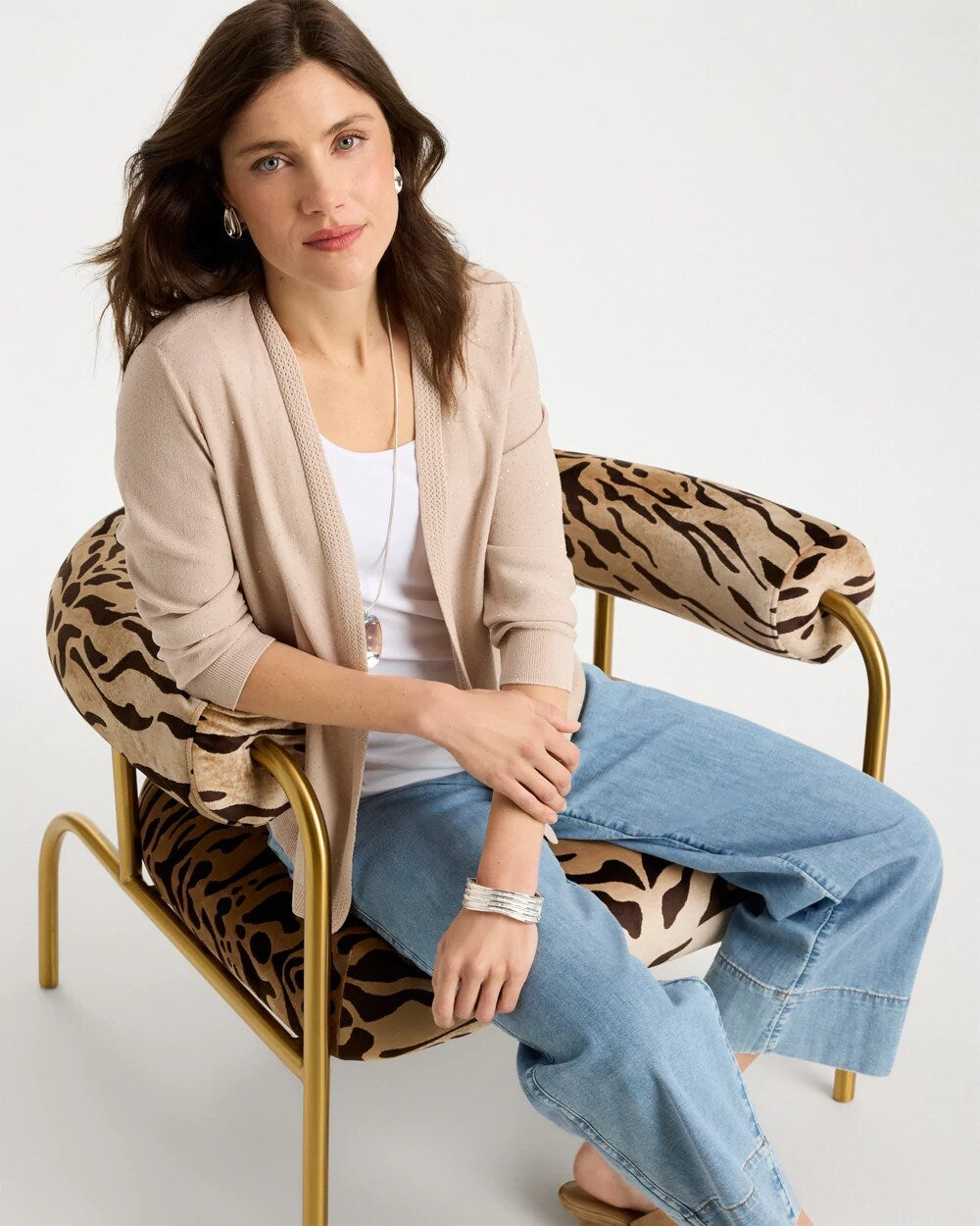 Sequined Summer Romance Cardigan