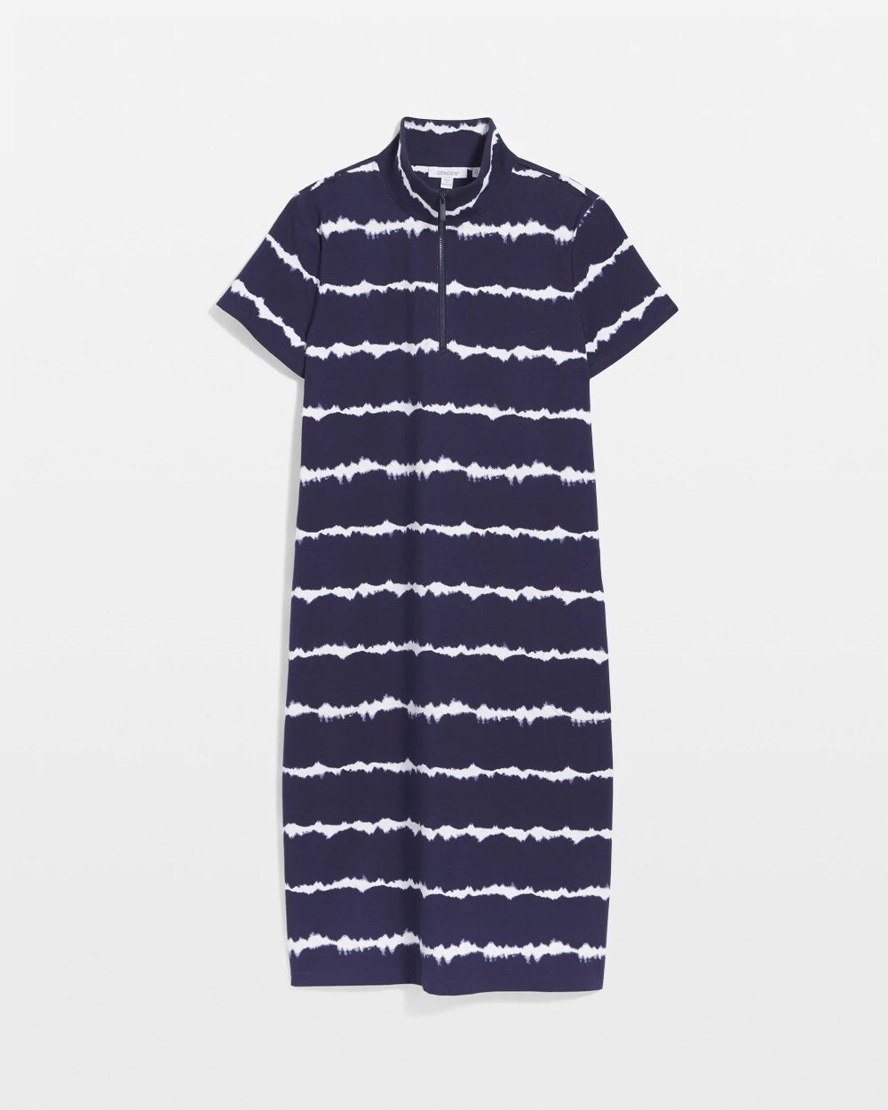 Zenergy UPF Knit Tie Dye Half-Zip Dress