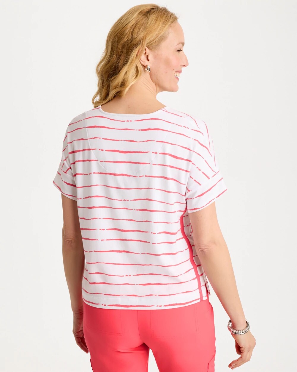 Zenergy UPF Striped Dolman Tee