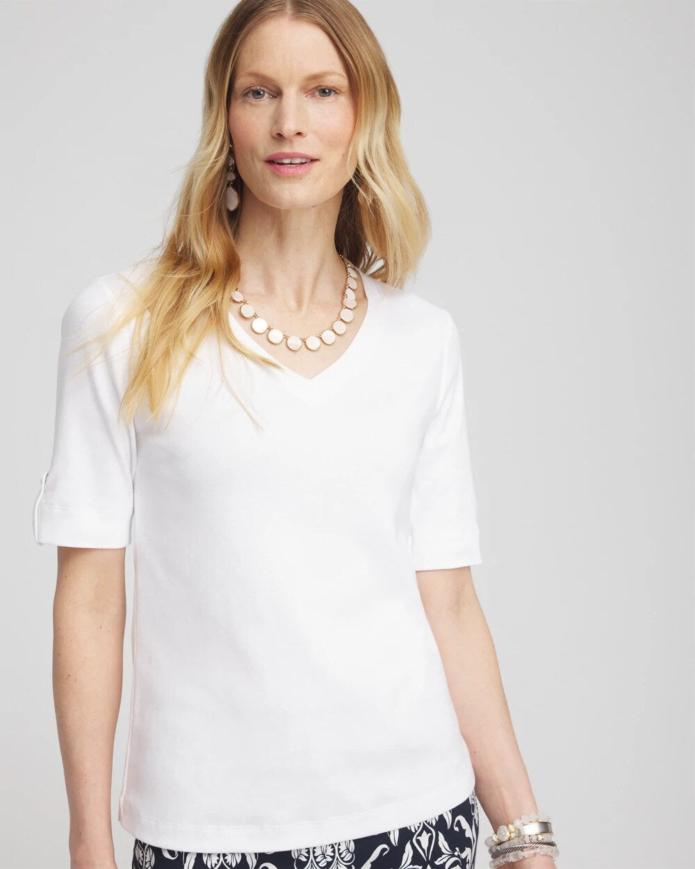 Pima V-Neck Tee