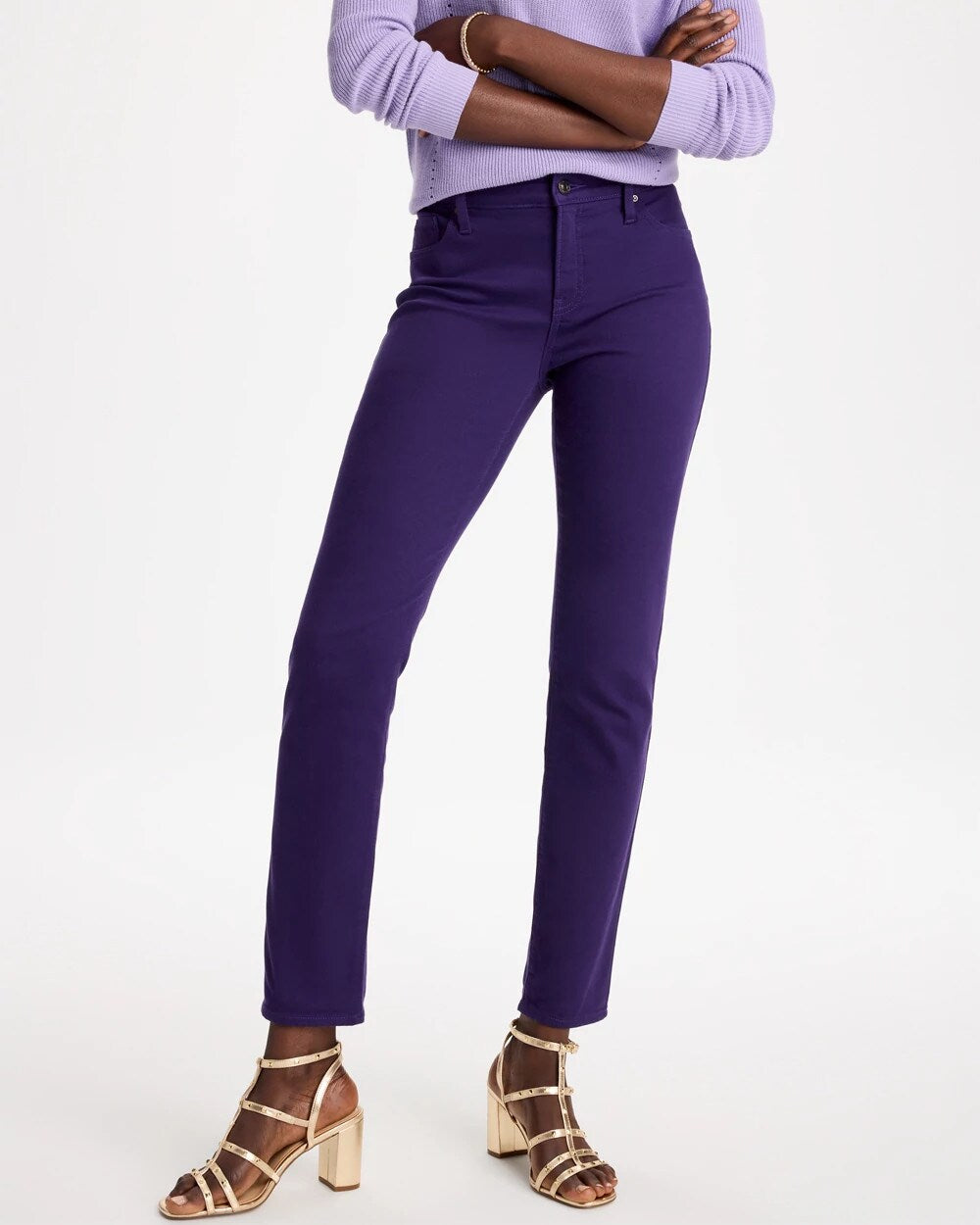 Girlfriend Slim Ankle Jeans