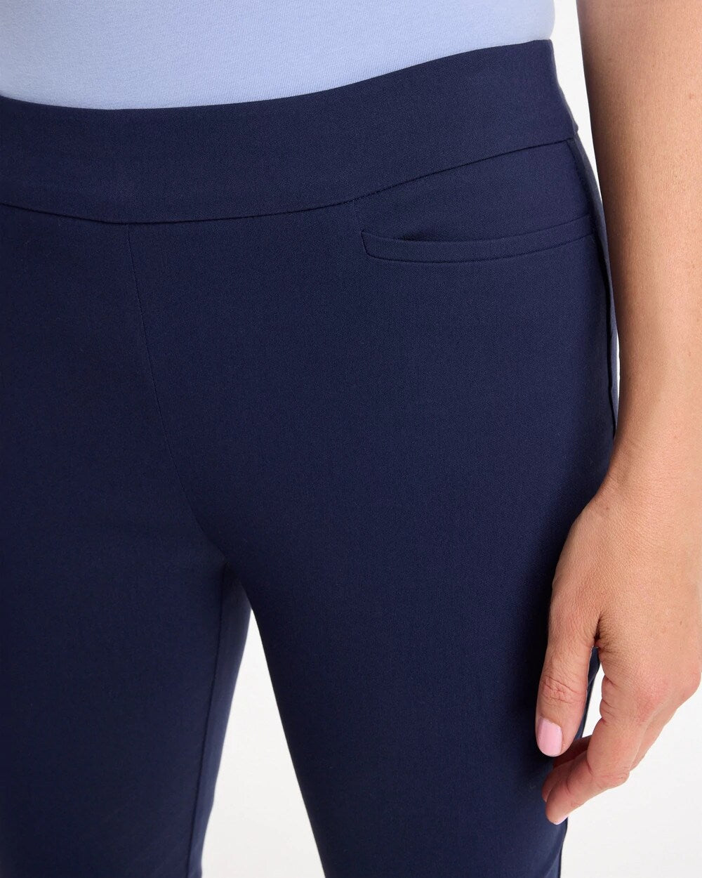 Brigitte Slim Pull-On Ankle Pants