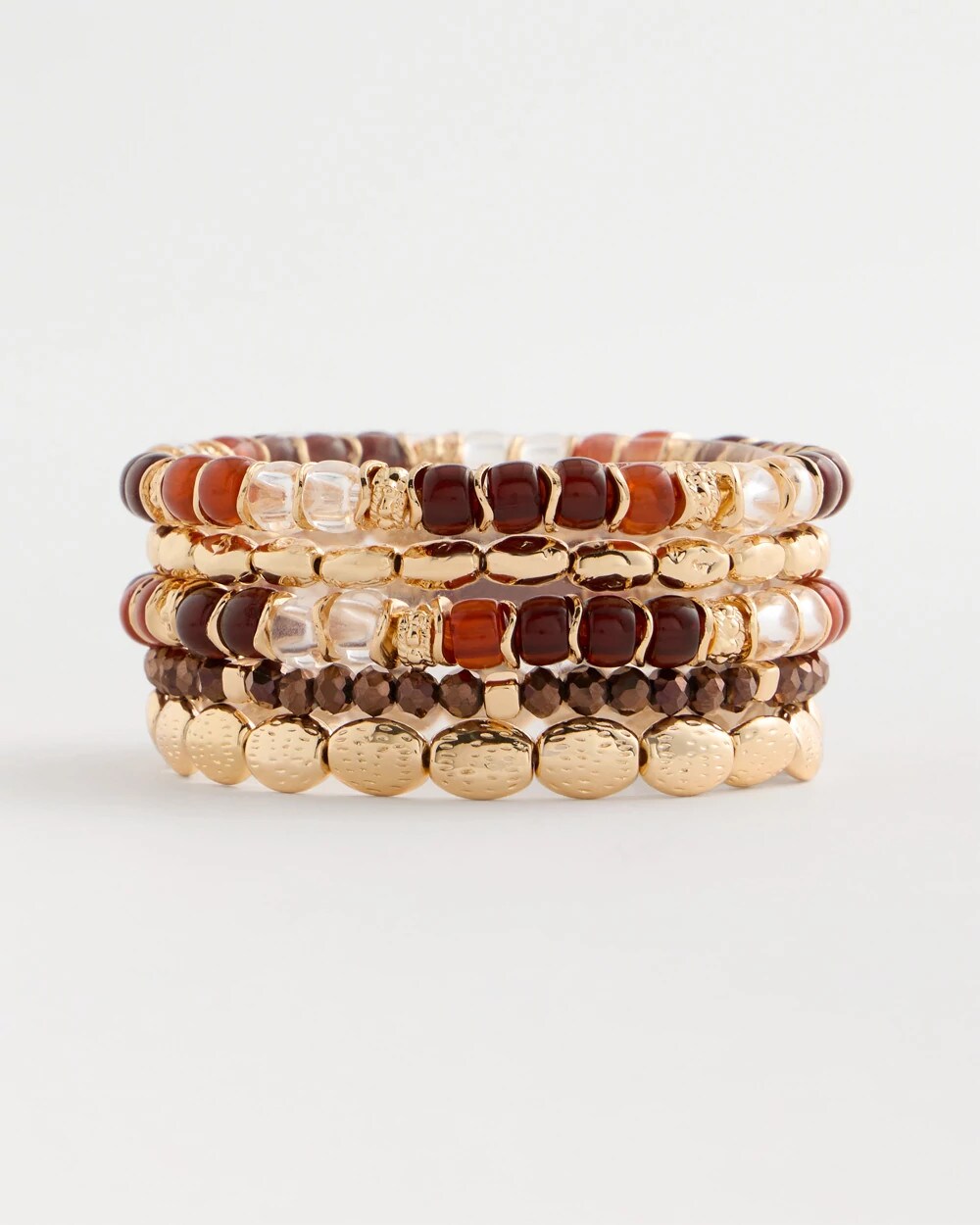 Layering Stretch Bracelet Set of Five