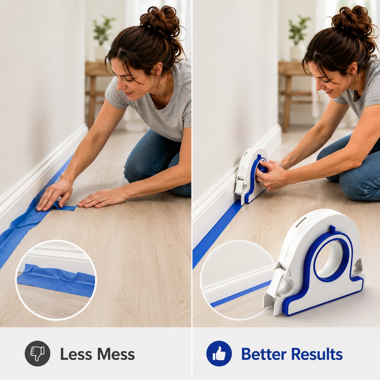 High-efficiency Painter Masking Tape Applicator