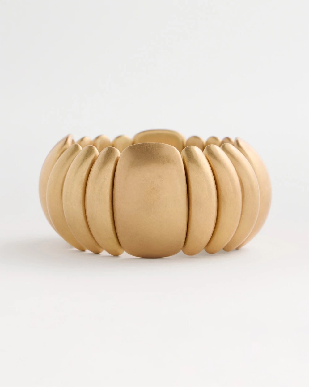 Goldtone Stretch Cuff Bracelet