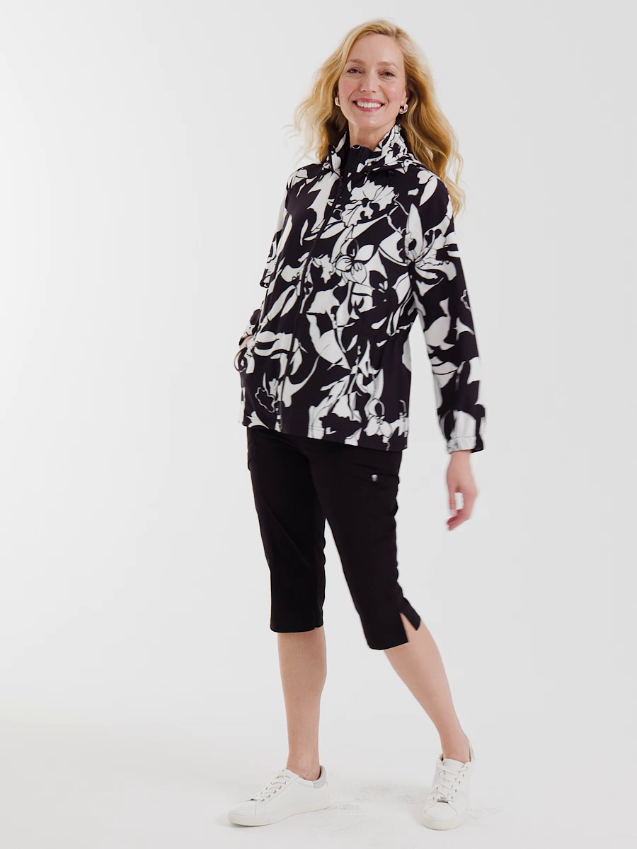 Zenergy Ripstop Floral Nights Anorak Jacket