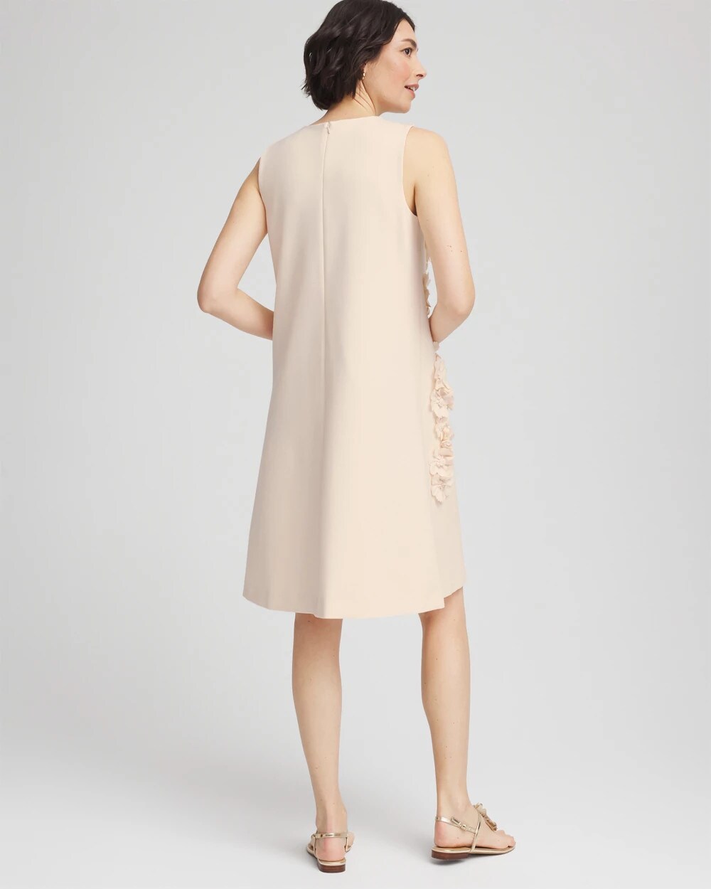 Appliqu¨¦ Ponte Knit Dress