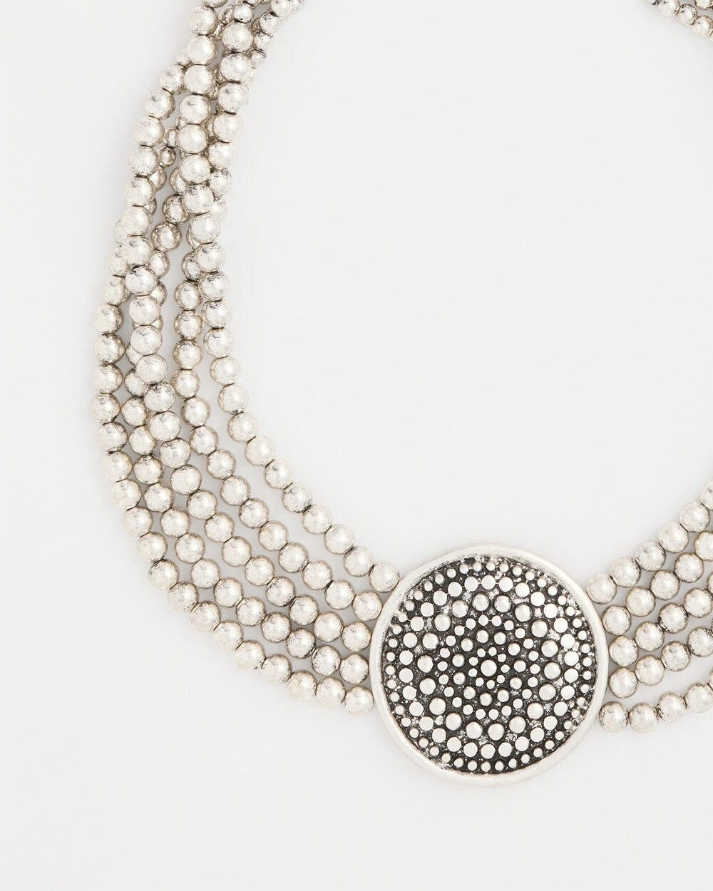 Chico¡¯s Originals Textured Pendant Bib Necklace
