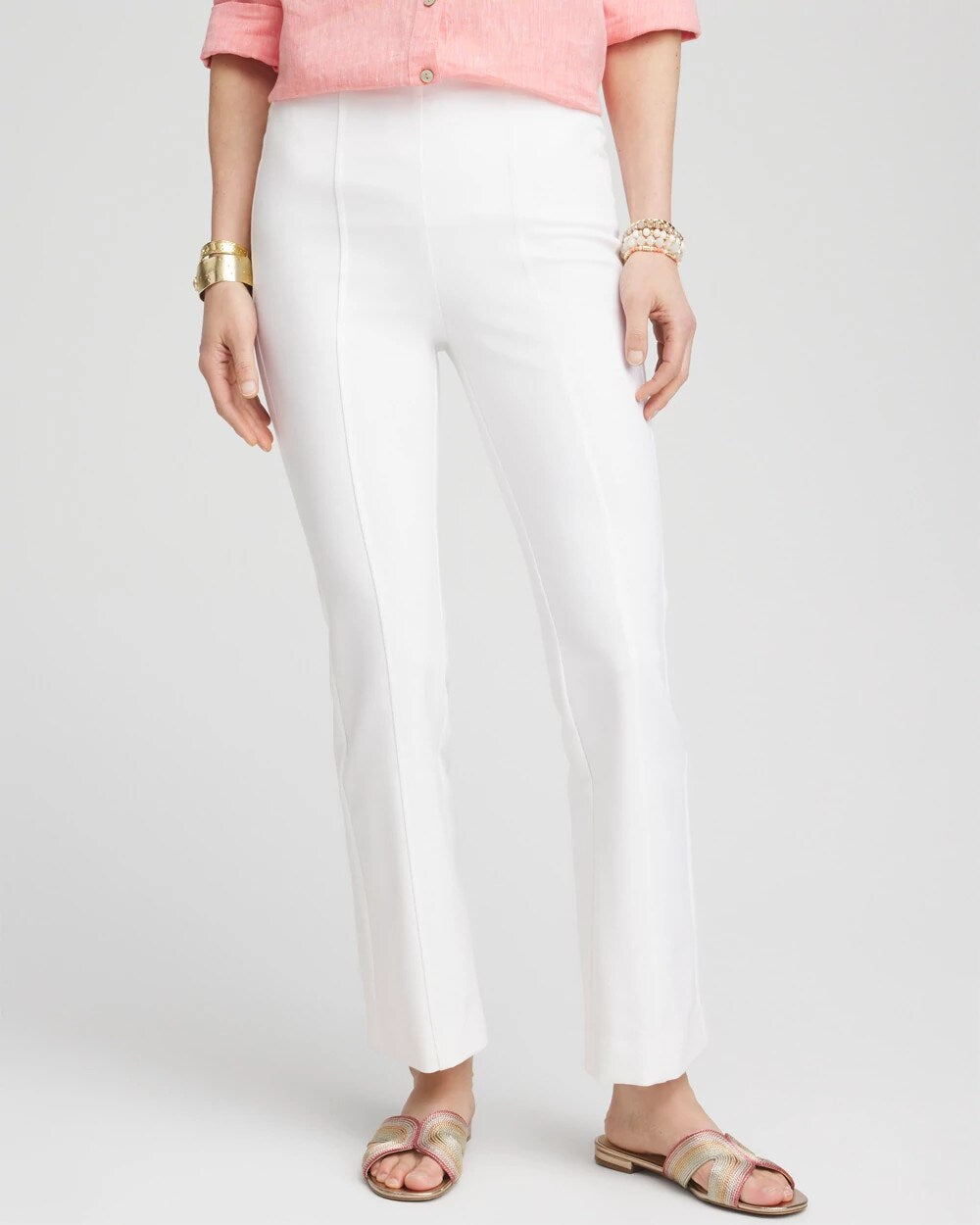 Lightweight Juliet Flared Ankle Pants