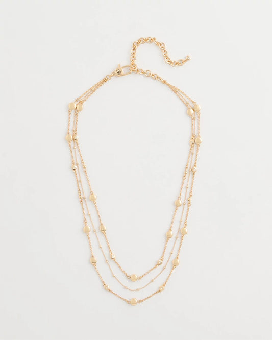 Short Multi-Strand Illusion Necklace