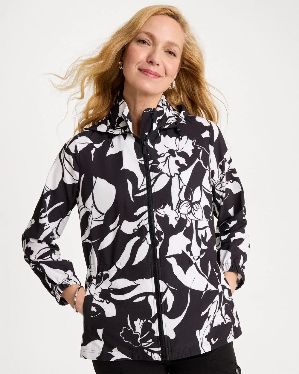 Zenergy Ripstop Floral Nights Anorak Jacket