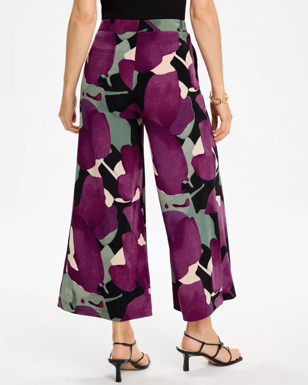 Travelers Wide-Leg Culotte Crop Pants