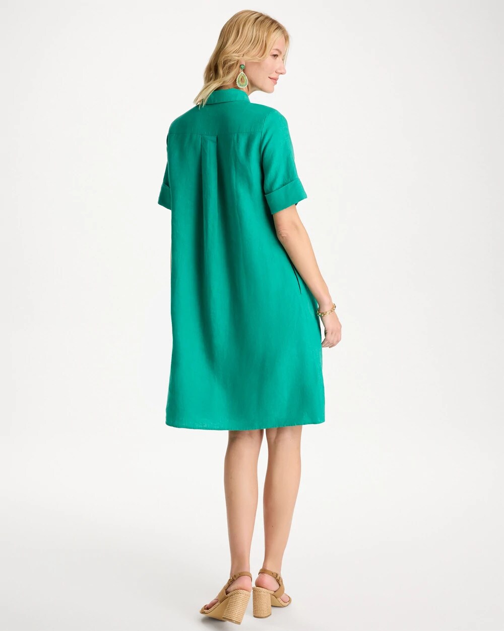 Linen Popover Dress