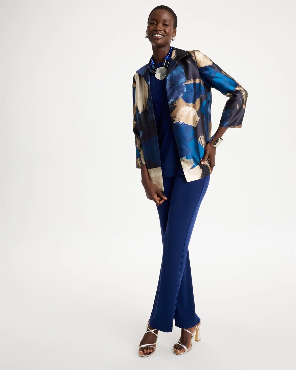 Travelers Collection Satin Jacket