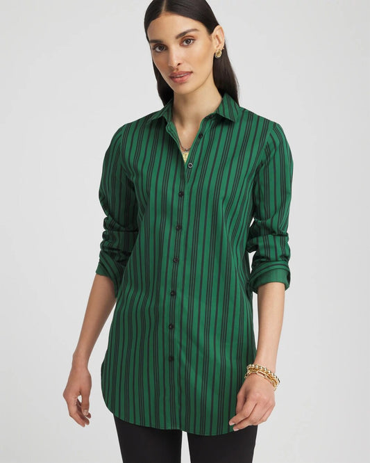 No Iron Striped Tunic