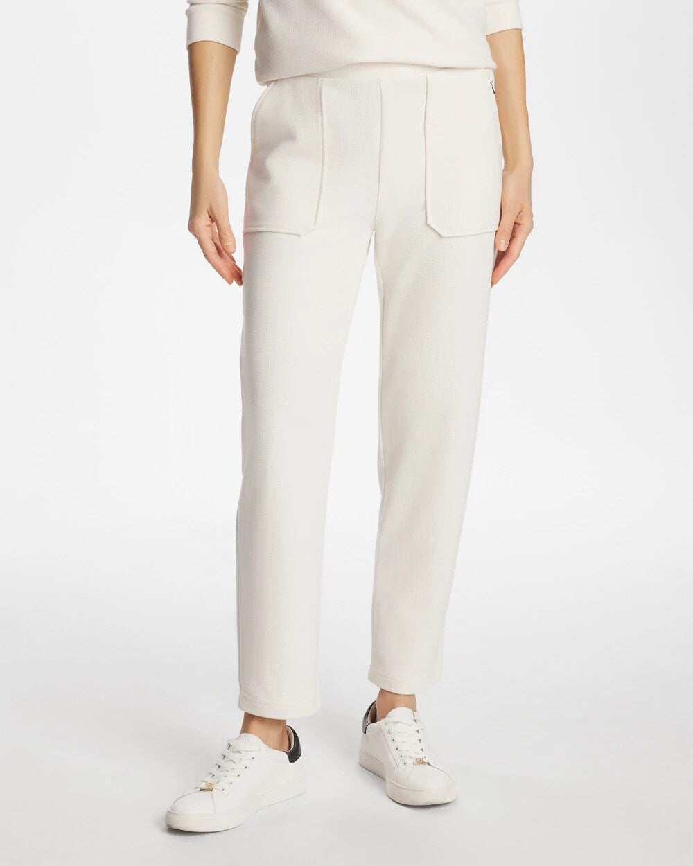 Zenergy Soft Waffle Tapered Ankle Pants
