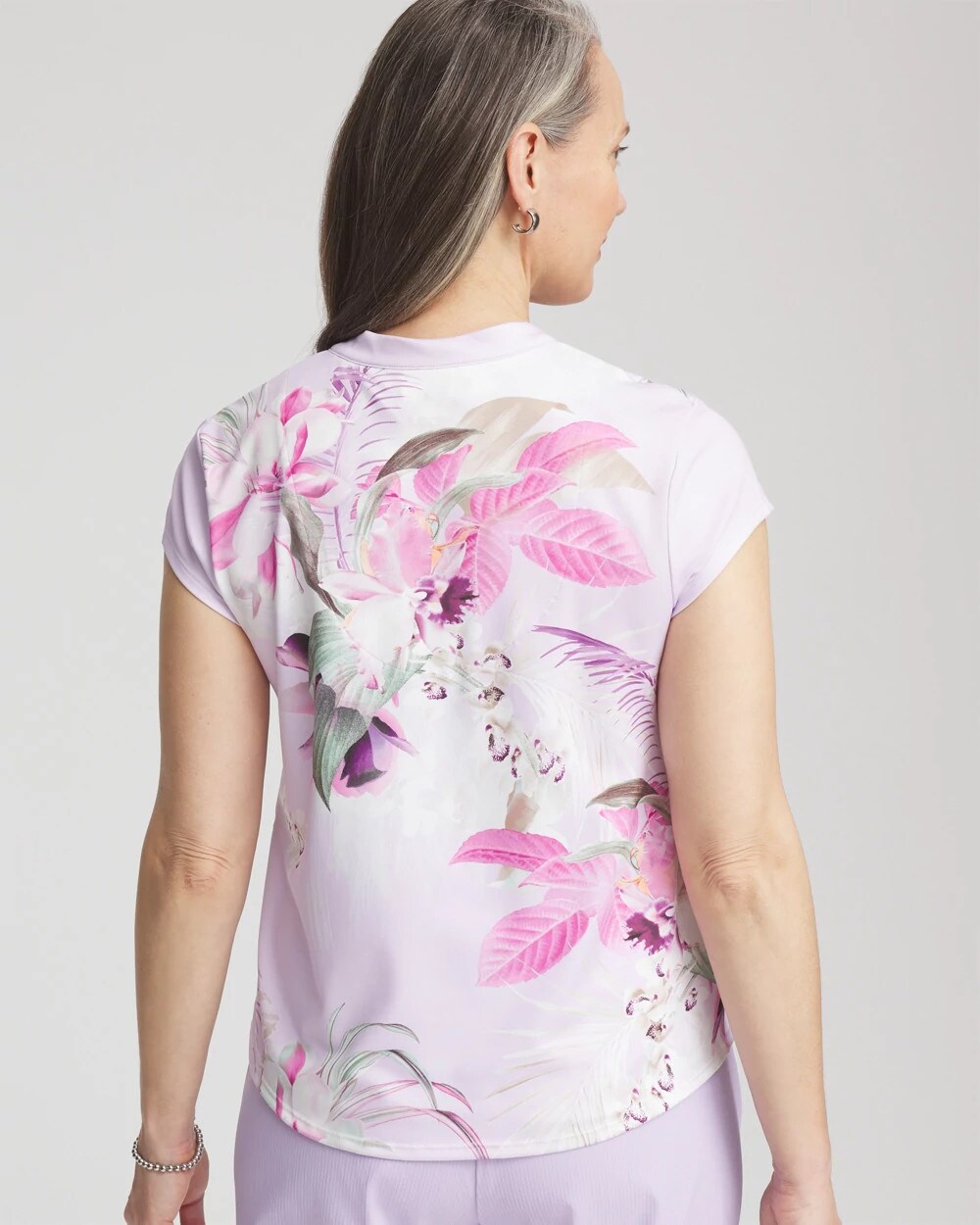 Zenergy UPF Floral Polo