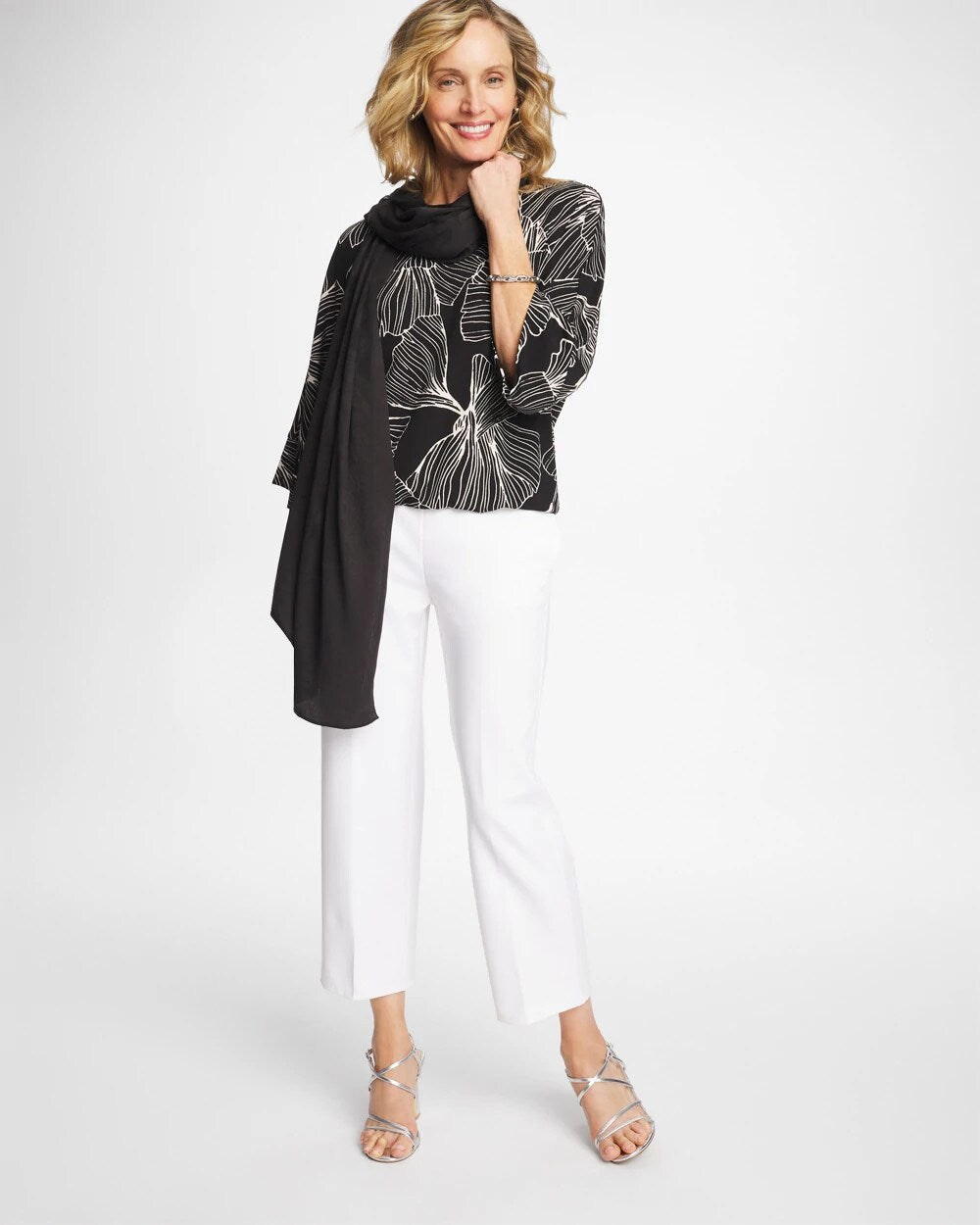 Ginkgo Matte Jersey Bubble Hem Top