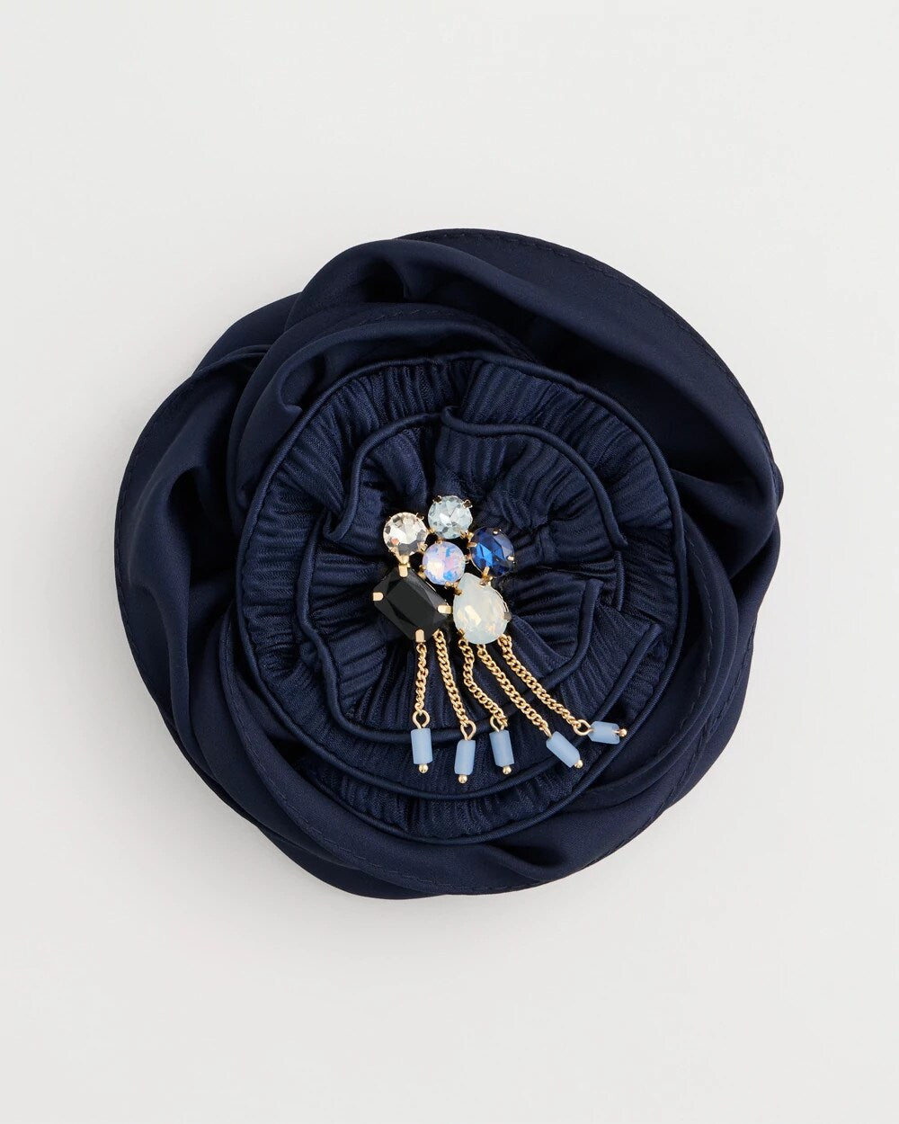 Bejeweled Flower Brooch