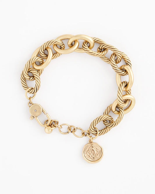 Textured Chain Bracelet