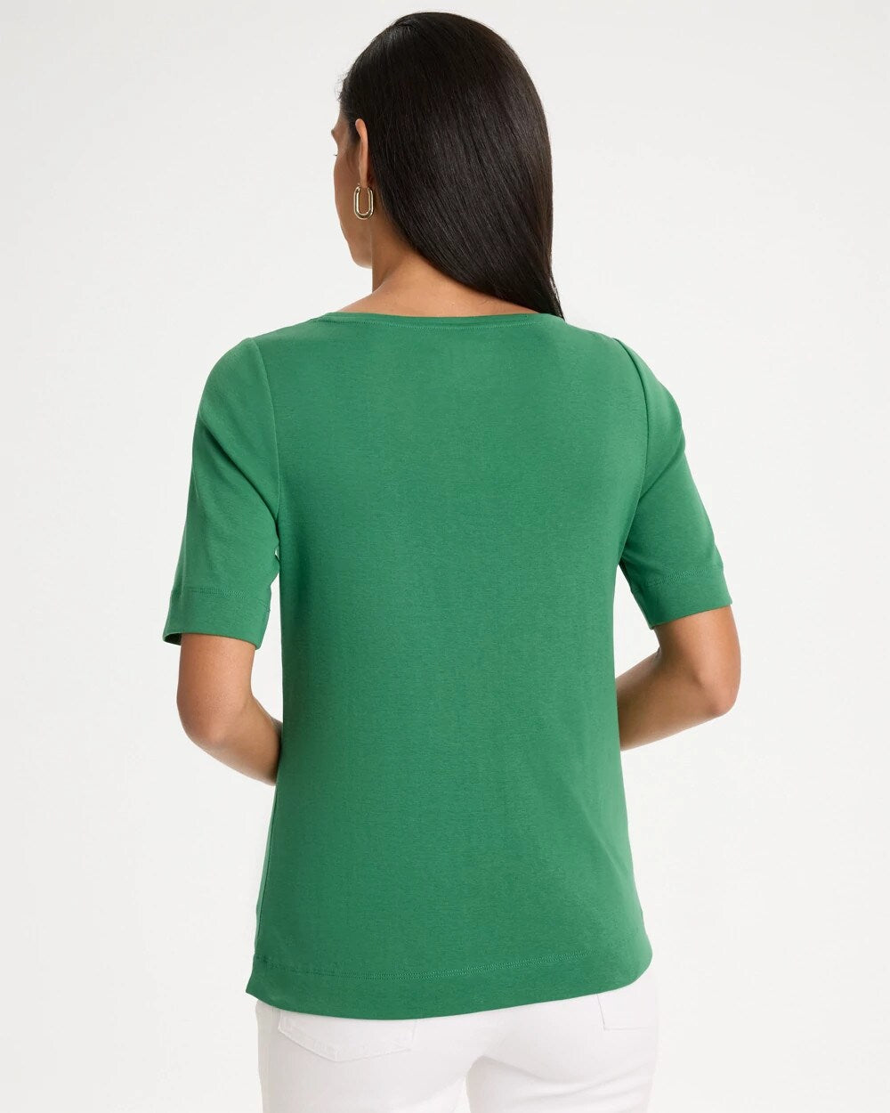 Pima Elbow Sleeve Tee