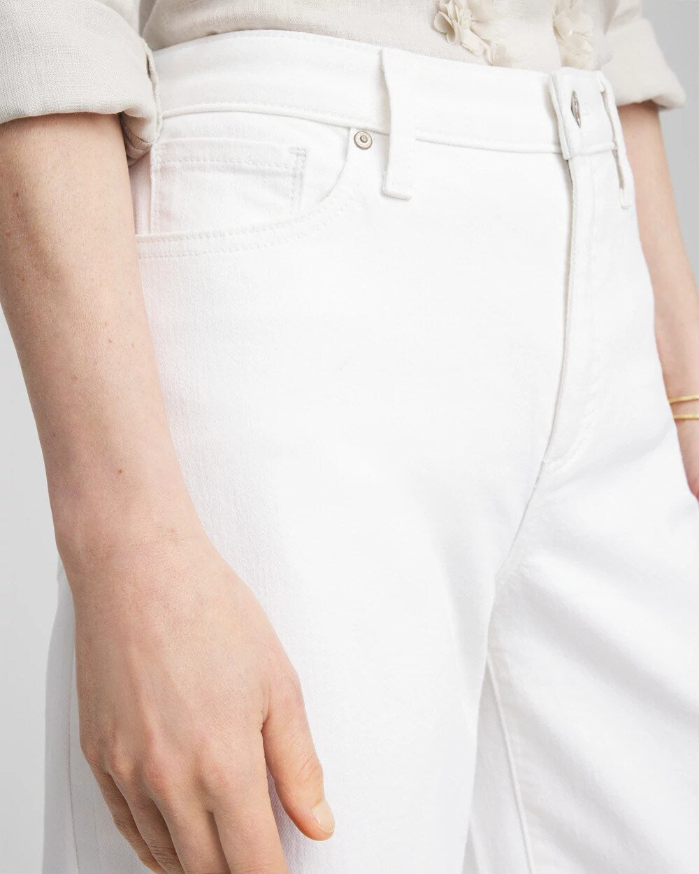 So Slimming High-Rise Wide Cropped Jeans