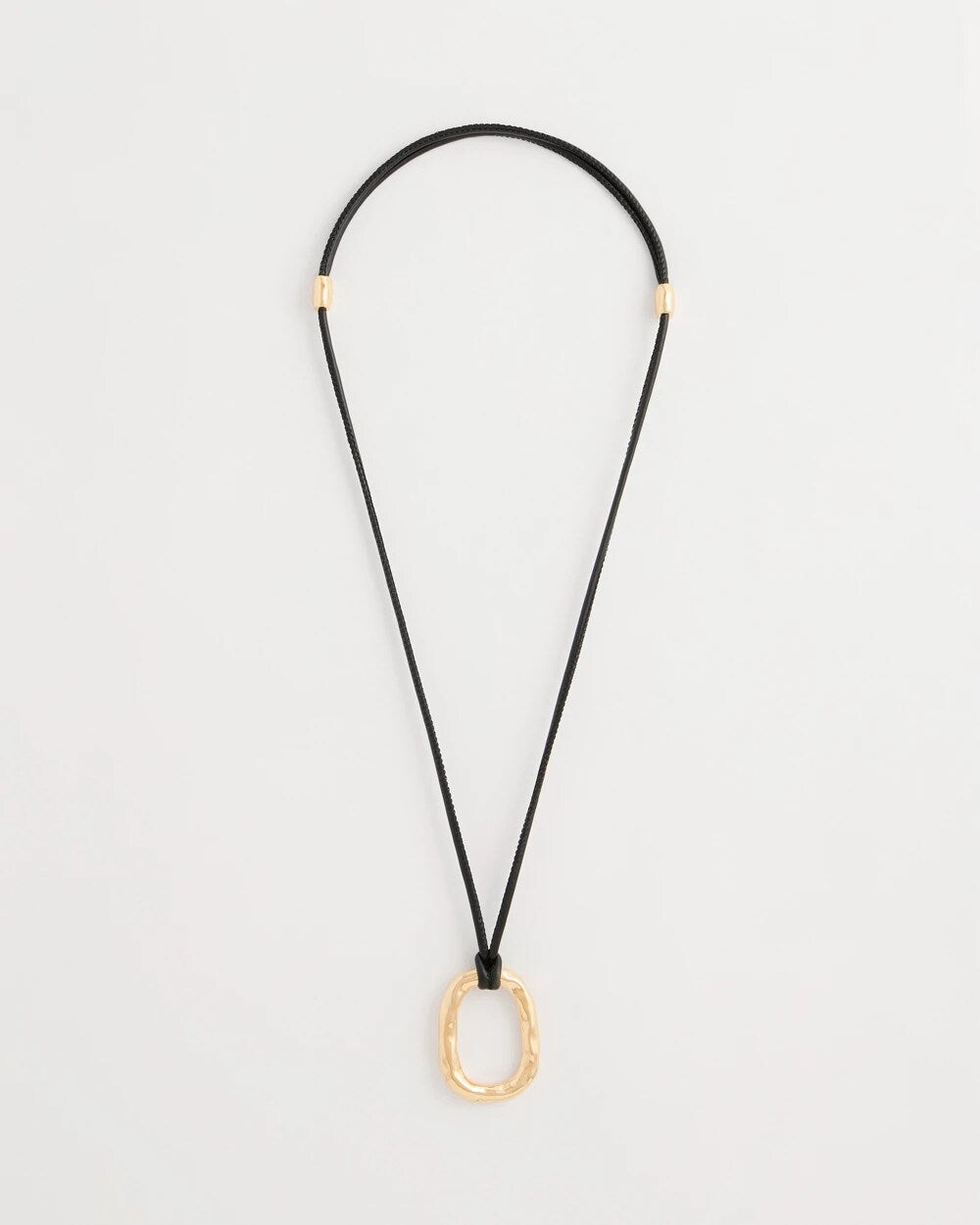 Adjustable Pendant Corded Necklace