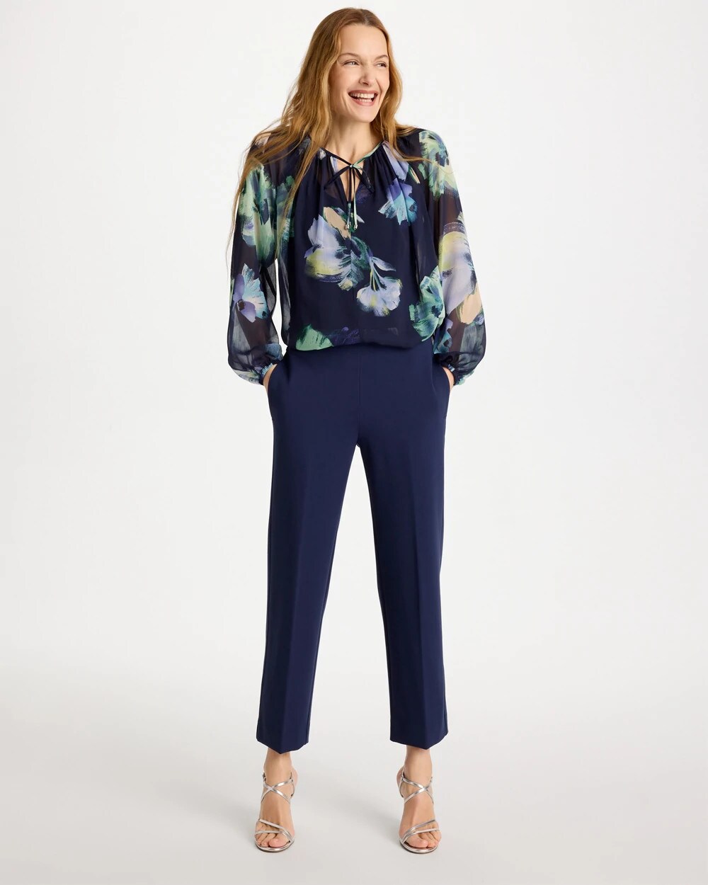 Juliet Lightweight Straight Crop Pants