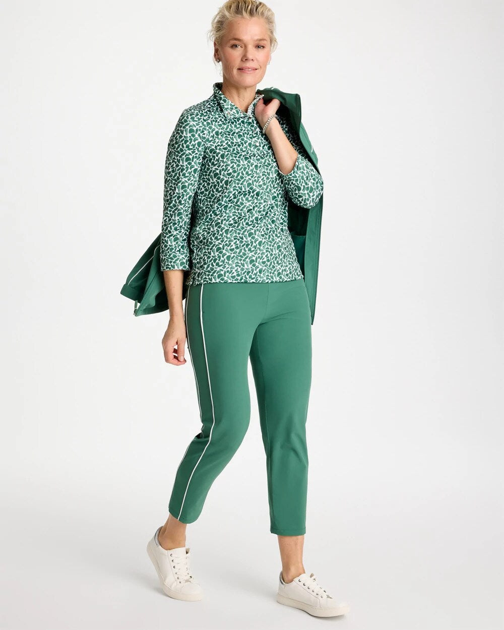 Zenergy UPF Side Piping Ankle Pants