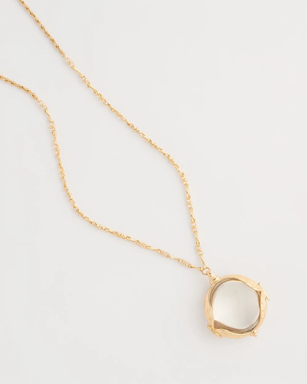 Butterfly Wing Monocle Necklace