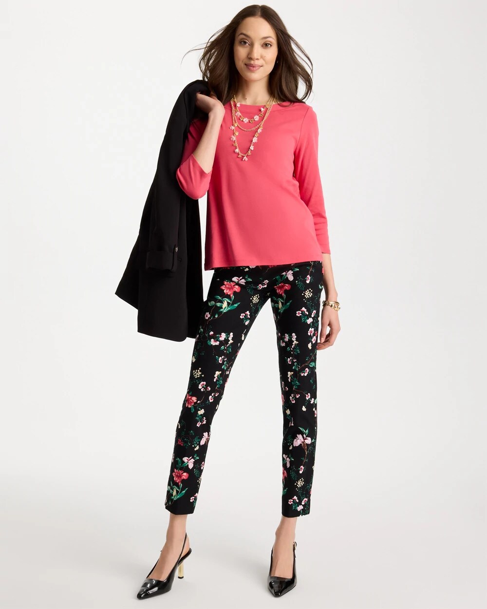 Pima 3/4 Sleeve Tee