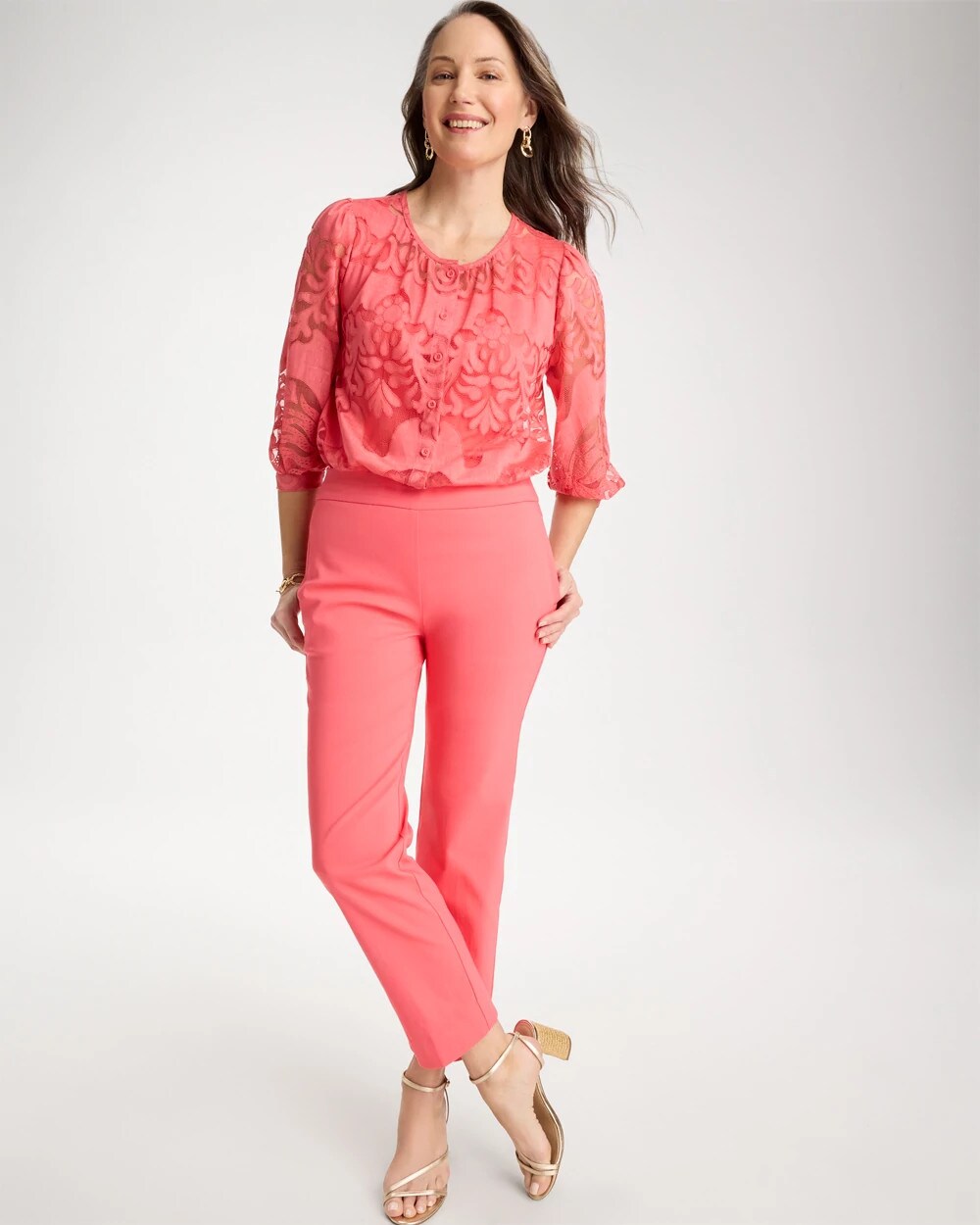 Brigitte Straight Crop