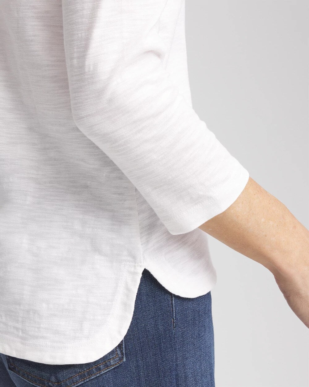 Slub 3/4-Sleeve Tee