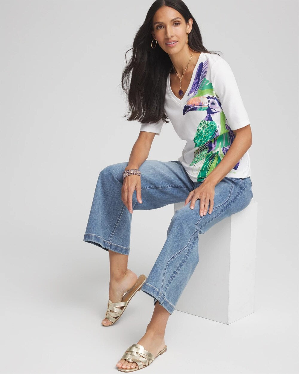 Island V-Neck Perfect Tee