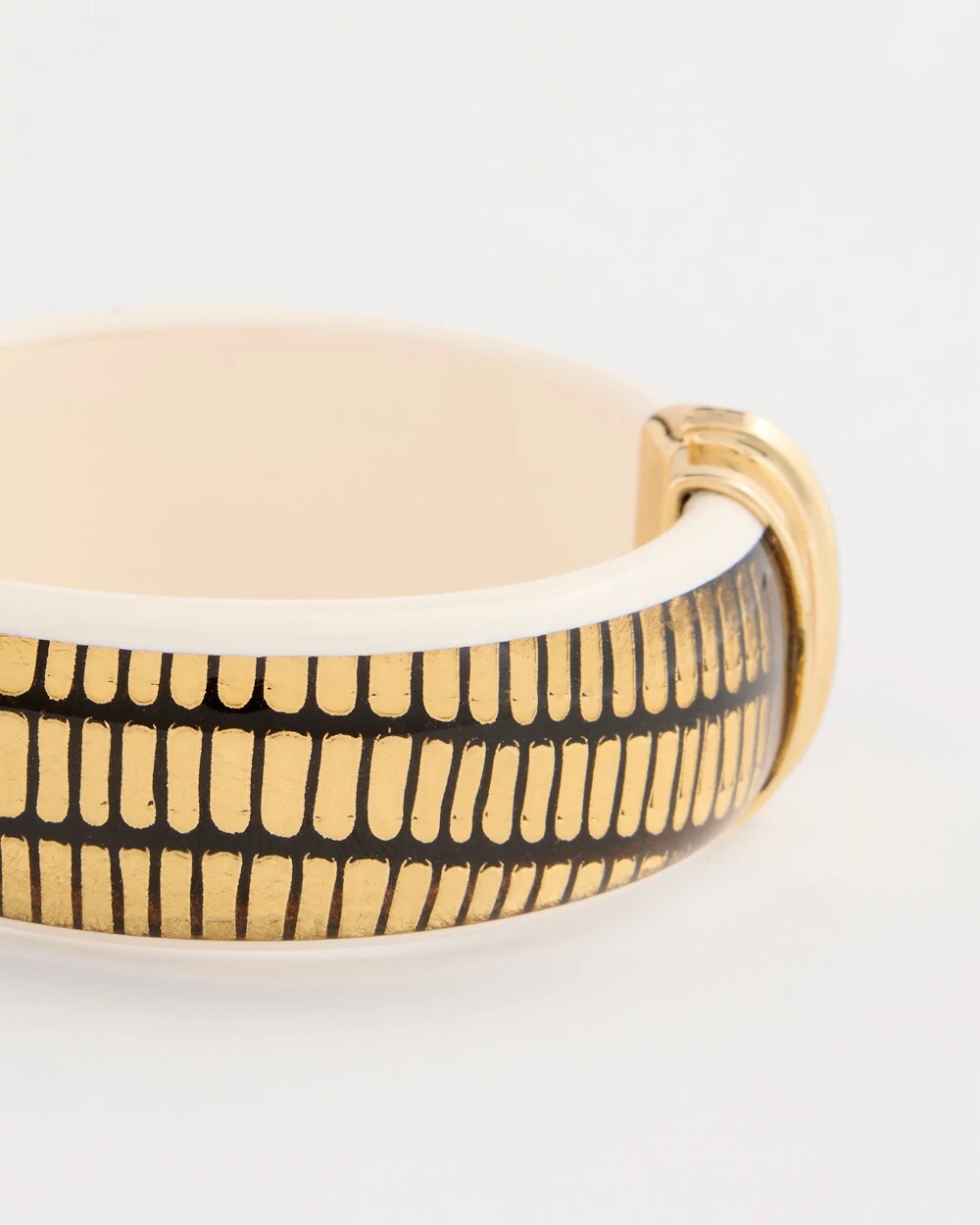 Animal Print Golden Hinge Bracelet