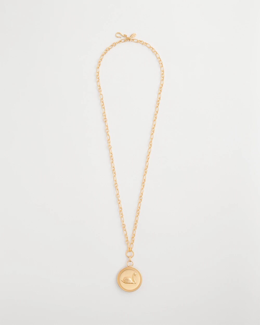 Reversible Swan Pendant Necklace