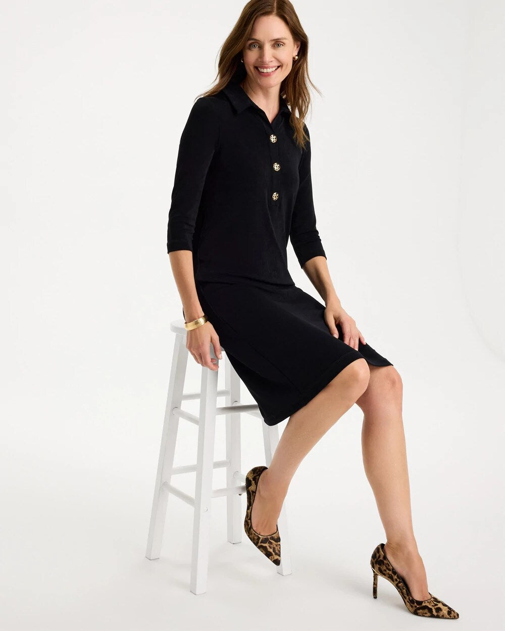 Travelers 3/4 Sleeve Dress