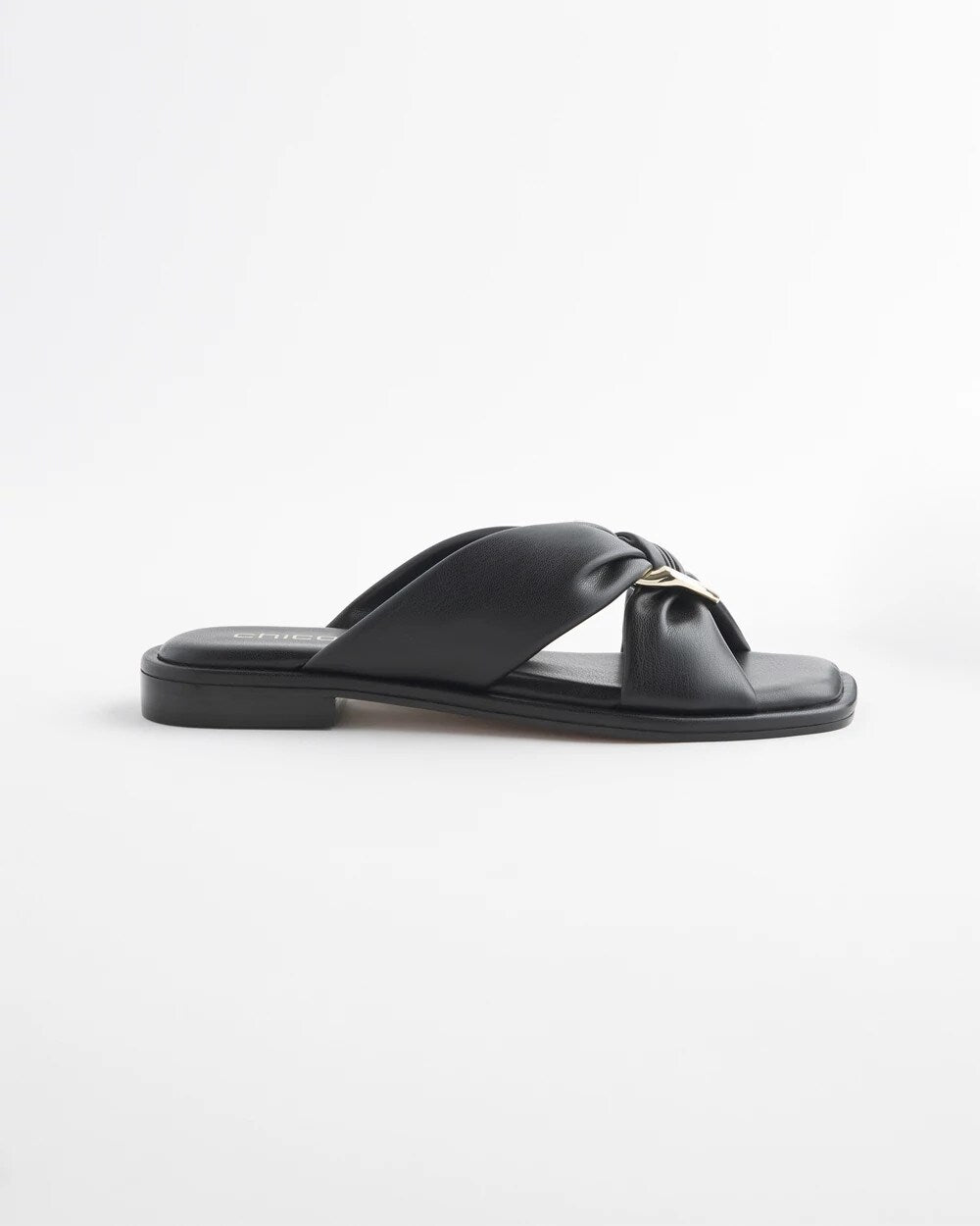Black Leather Sandals