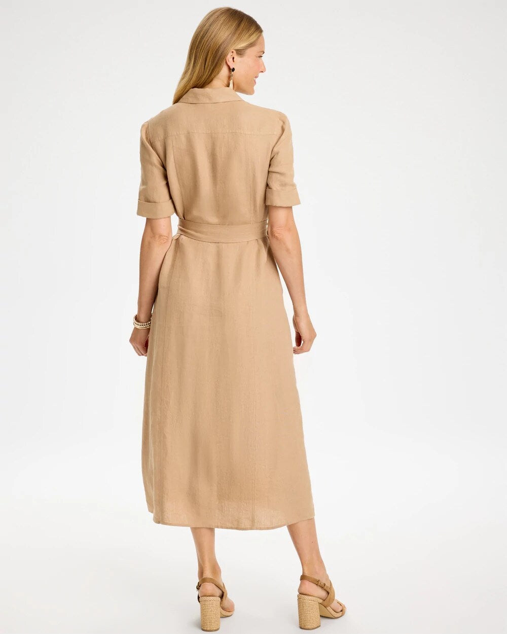 Linen Safari Shirtdress