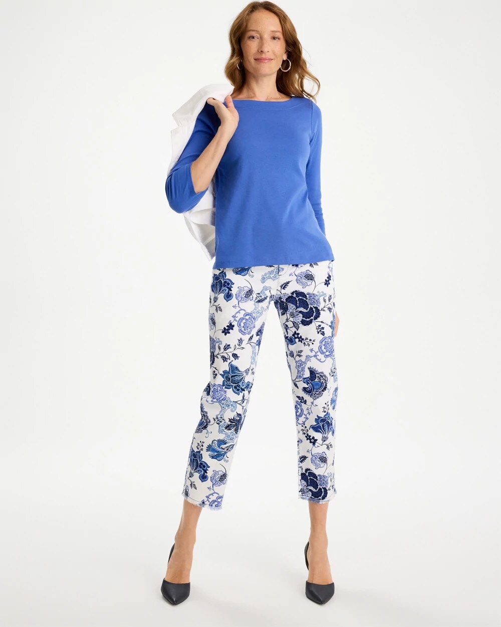 Pima 3/4 Sleeve Tee