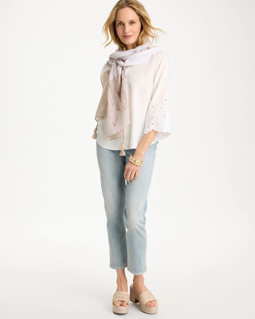 Tencel Denim Eyelet Shirt