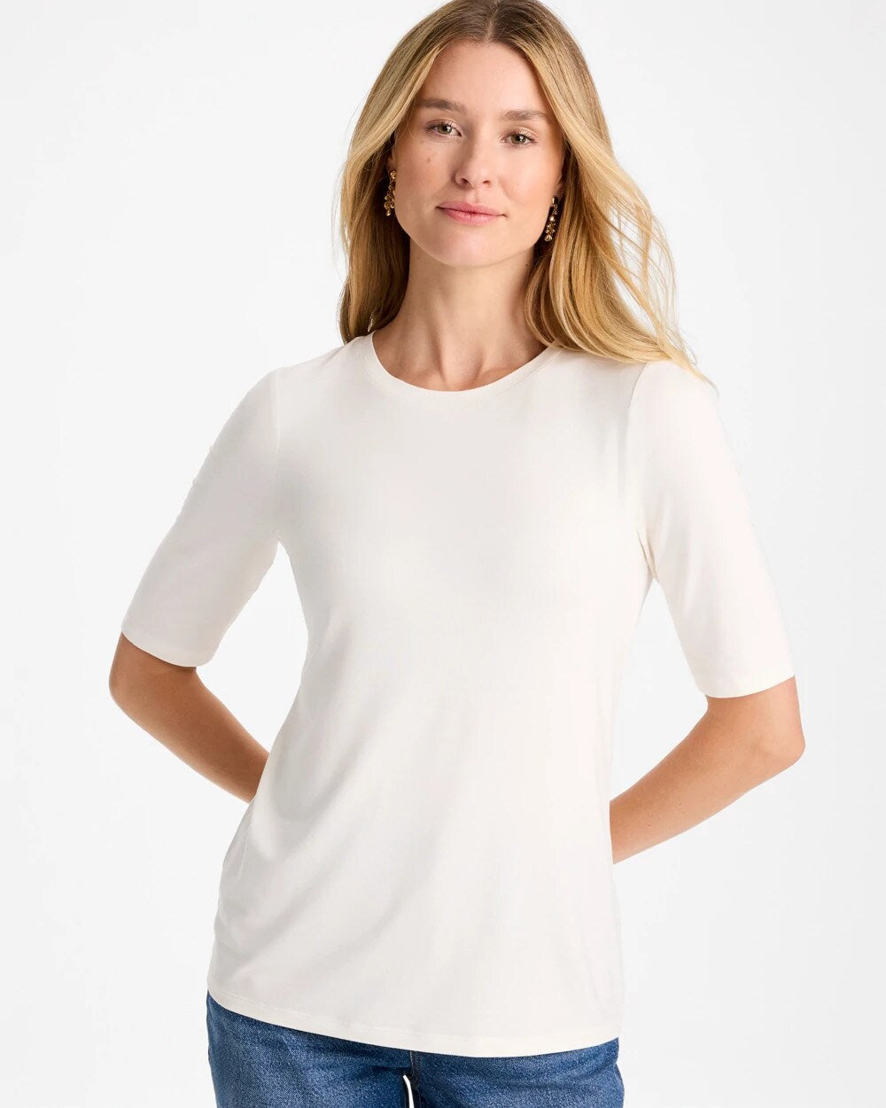 Touch of Cool Elbow Sleeve Tee