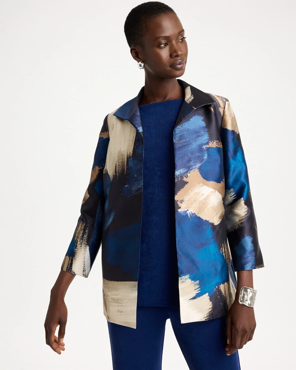 Travelers Collection Satin Jacket