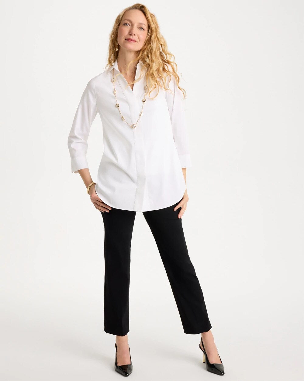 Brigitte Straight Crop