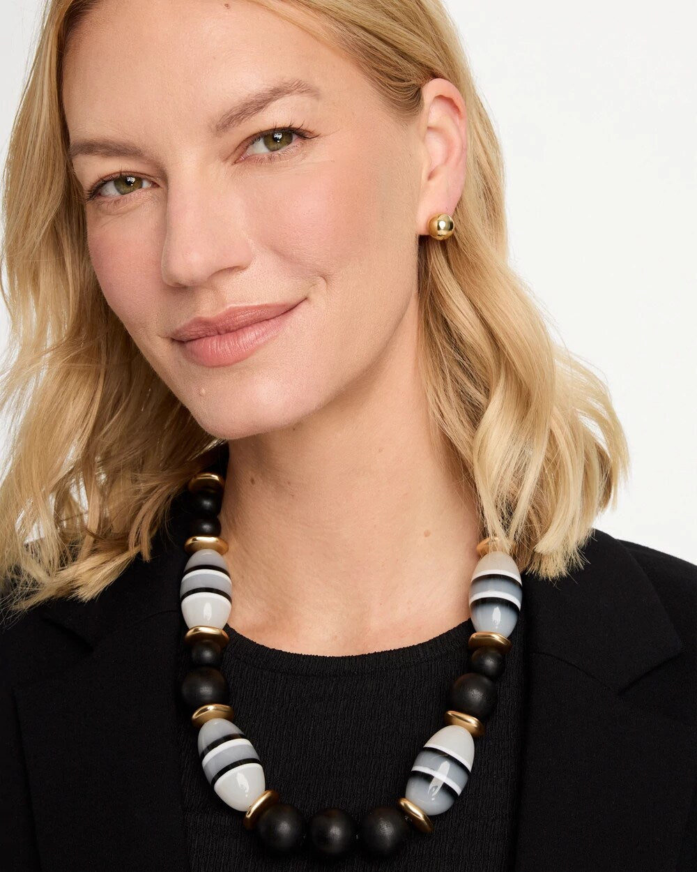 Neutral Single Strand Necklace