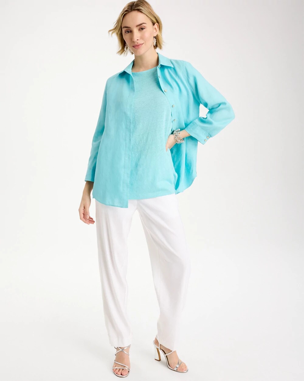Linen Dolman Tee