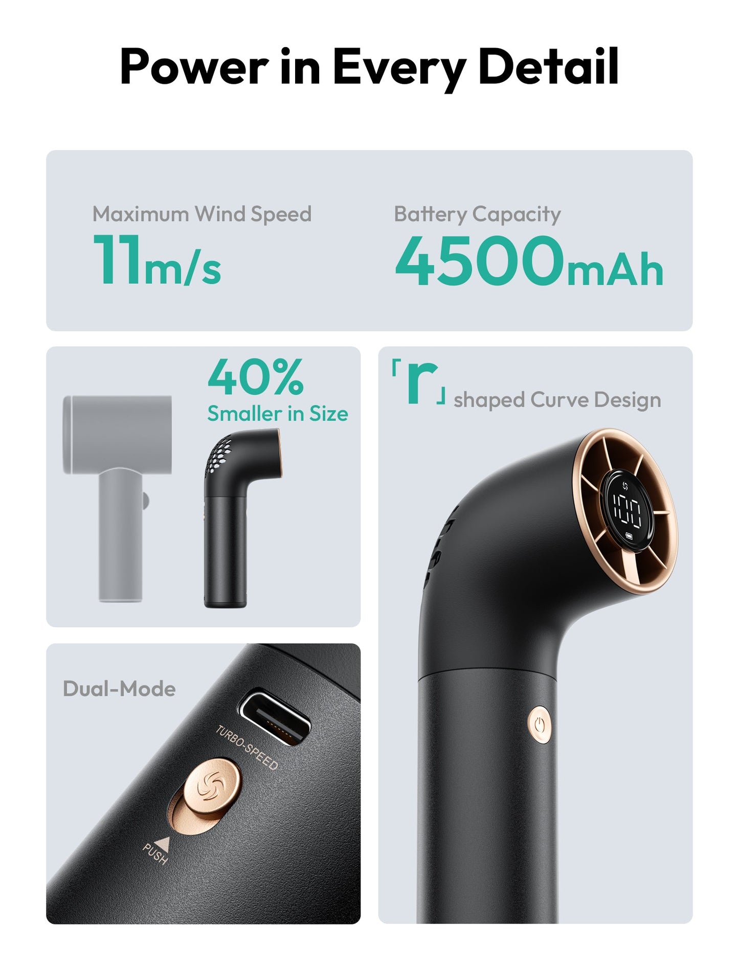 Handheld High-Speed Fan Aero Ultra