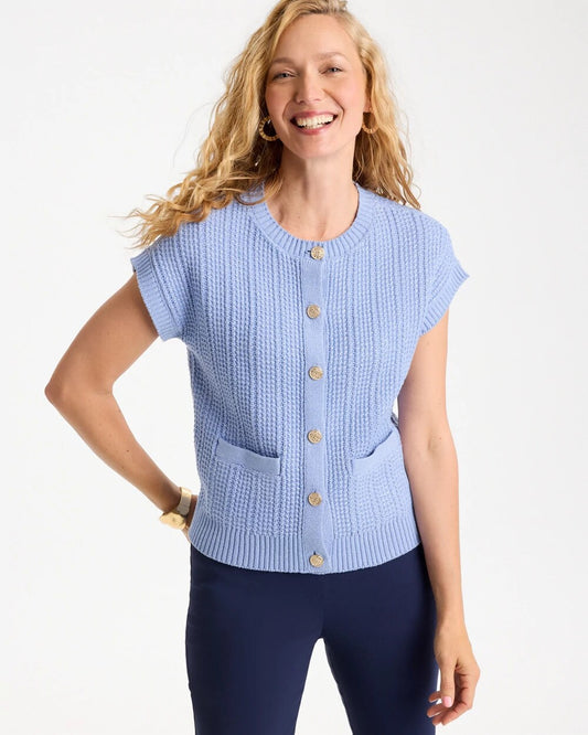 Button-Up Sweater Vest