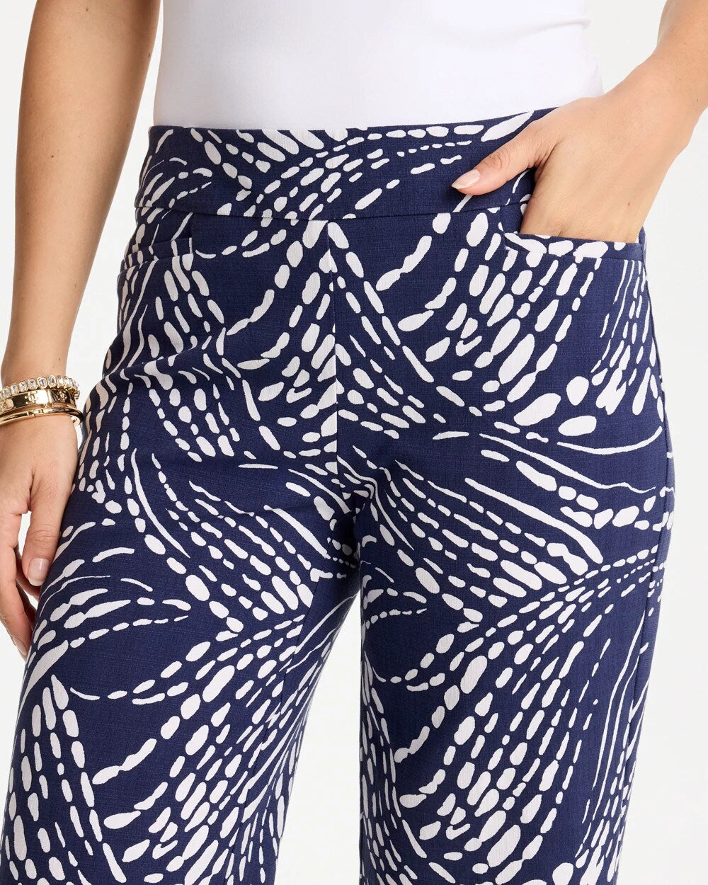 Abstract Brigitte Slim Shorts