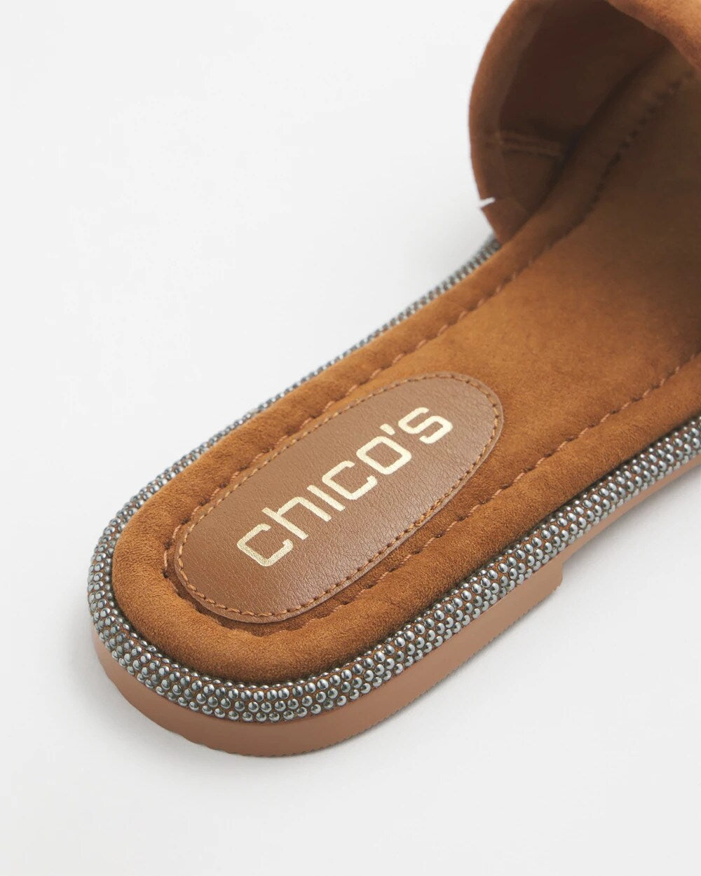 Suede Slides